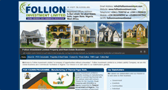 Desktop Screenshot of follioninvestment.com